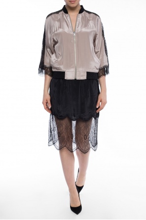 Lace-trimmed bomber jacket, zdjęcie 2 Lace-trimmed bomber jacket od Diesel